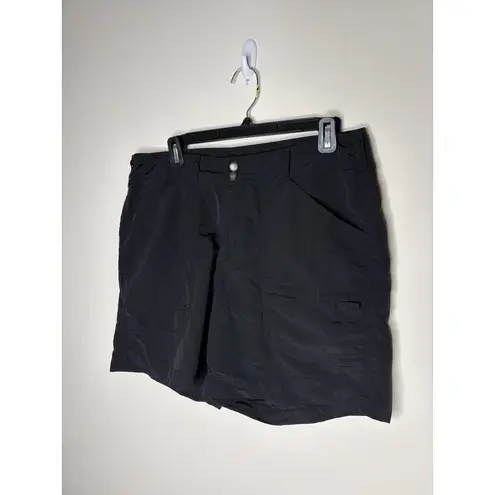 Bimini Bay Outfitters Ltd Shorts Womens Size 10 Black Nylon High Rise 6" Inseam