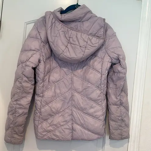 Michael Kors Packable Down Filled Lightweight Puffer Quilted Lavender Jacket M Purple Size M