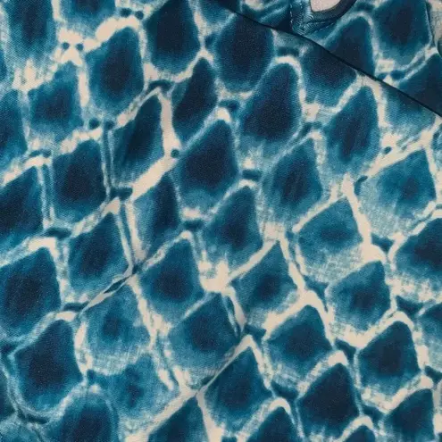 Vince Camuto  snakeskin Tie Front Halter One Piece Swimsuit