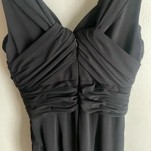 Self Portrait Self-Portrait Crossover Midi Dress Black