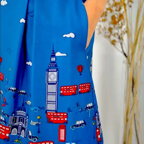 THE ARTSY CAR Plated Skirt S Blue