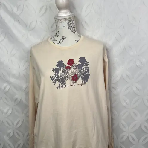 Woolrich Vintage Floral Long Sleeve Tee Size XL