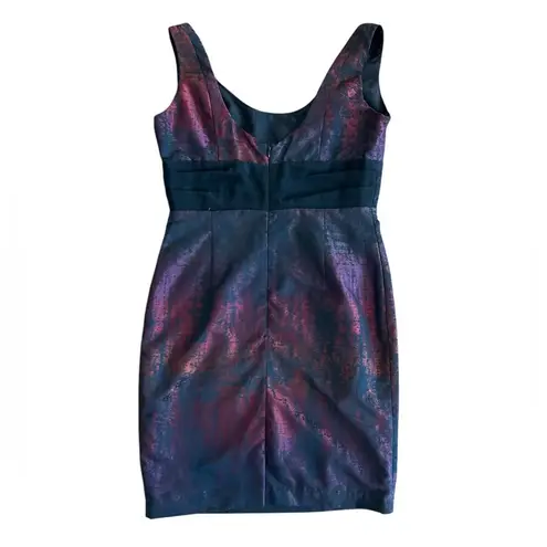 Hutch Anthropologie  Sleeveless Mini Sheath Dress Women’s Size 2 Purple‎ Shimmer