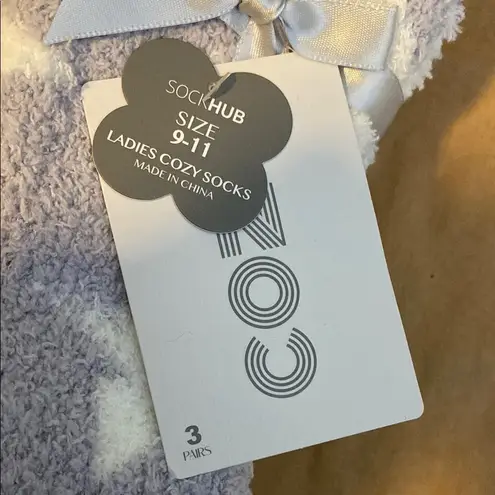 Cozy Star & Striped Patterned Socks Size 9