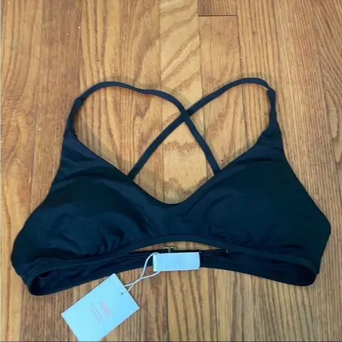 ANDIE The Valencia Bikini Top Swimsuit Black size XS NWT