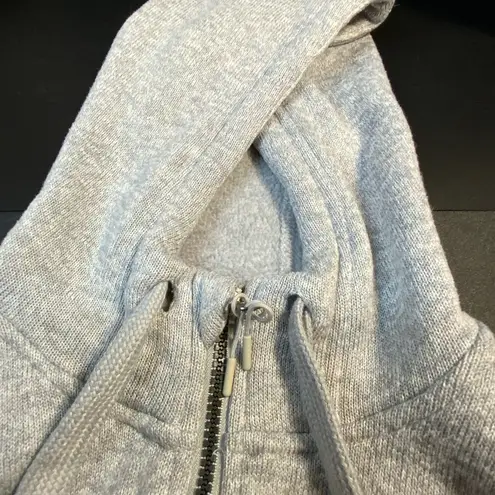 Mondetta Women’s Heather Gray Fleece Hoodie Canada Embossed Size med Front Zip