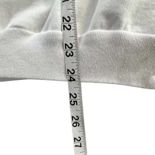 Morning Sun Top Stitch Y2K Sweatshirt Petite M Beaded Fall Leaves Granny Cottage White Size undefined