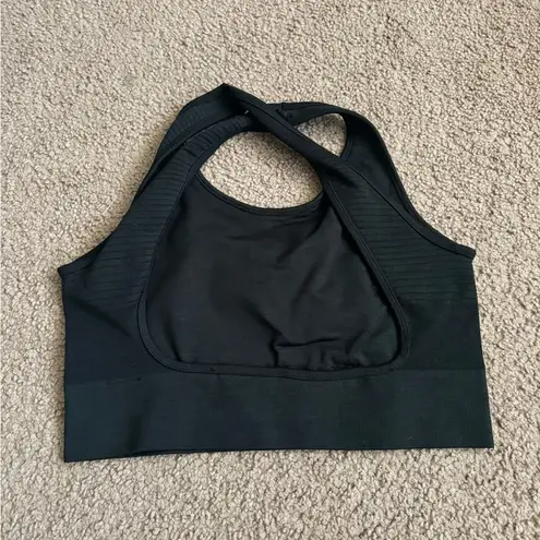 Alphalete Black  Sports Bra Size Medium