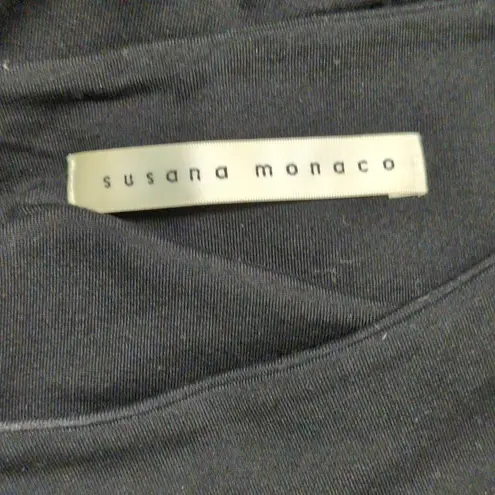 Susana Monaco Womens Dress Black Sleeveless USA XS