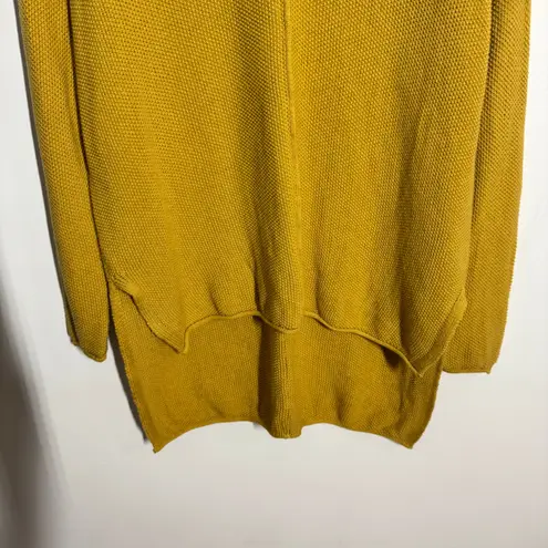 Known Supply Sweater Women S Mustard Yellow Organic Cotton Knit Fall Modest Prep