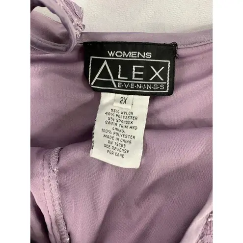 Alex Evenings Women's Dusty Orchid Elegant 3- Piece Skirt Set