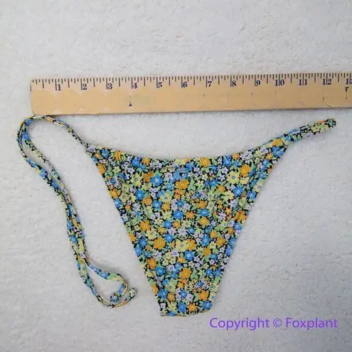 NEW Rhythm Free People Carrie Itsy Bikini Bottom, size XS Blue