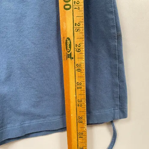 Lole Large Blue Certified Organic Cotton Dress Outdoor Country Tenniscore FLAWED