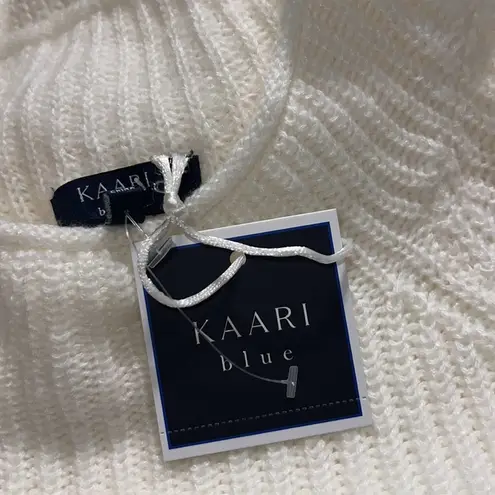 Kaari Blue  women’s size XL ivory pullover sweater long sleeve semi sheer new