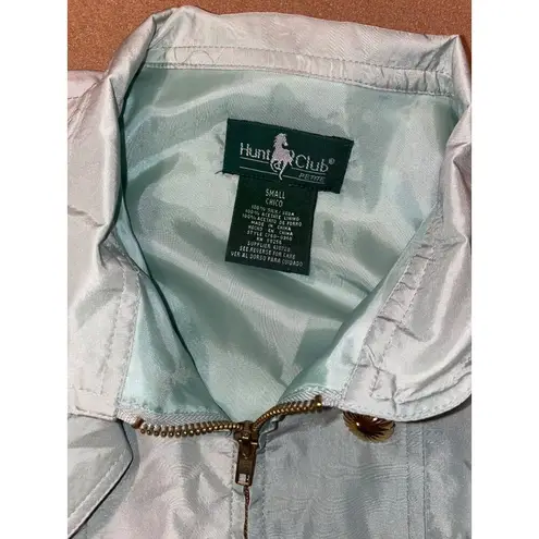 Hunt Club Silk Petite Vintage 80s Women's Satin Tracksuit Jacket Pants