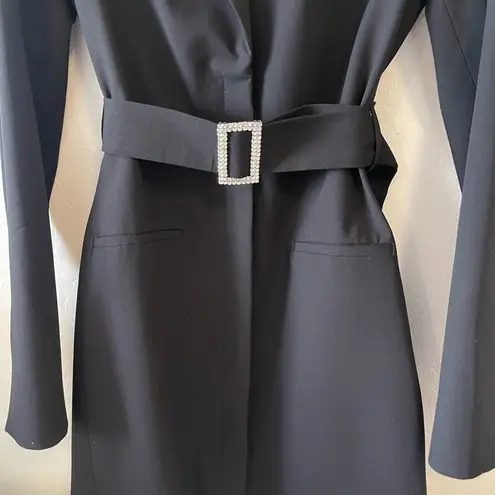 ZARA  Belted Blazer Black Dress