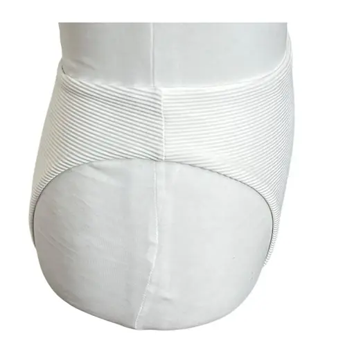 Seafolly Essentials Ribbed High Cut Bikini Bottoms White Women’s Size US 4