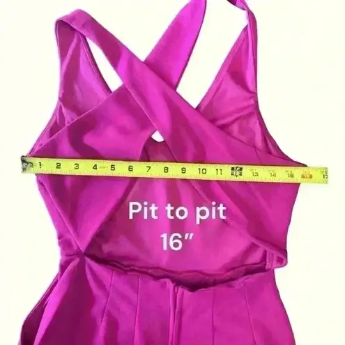 Celebrity Sky pink shorts romper size small.