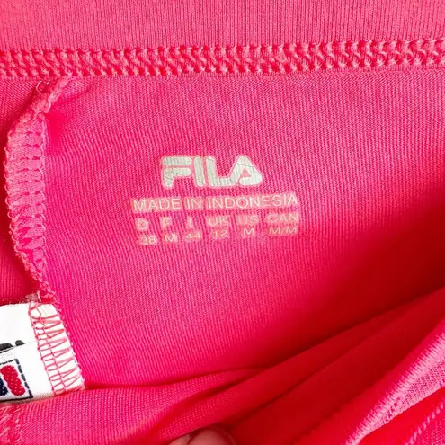 FILA  Corally Hot Pink Activewear Skirt Skort Shorts Casual Preppy Tennis Size M