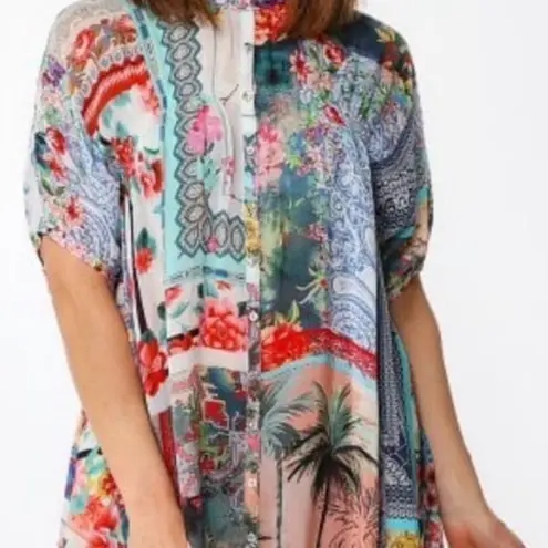 Johnny Was silk Emmie tunic/dress NWT (oversized)