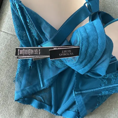 Victoria's Secret  VERY SEXY Shine Strap Logo Rhinestone‎ Push-Up Corset