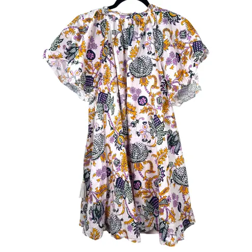 Roberta Roller Rabbit Paisley Floral A Line Dress Size Medium