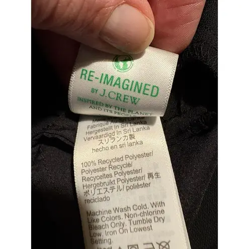 J CREW Jamie Pant Black Classic Preppy Work Business Minimalist Size 12P