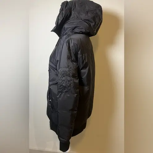 IRO Black GYGY duck down Puffer Jacket with Hood $1000