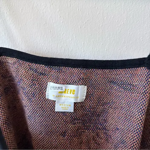 Maeve Anthropologie Floral Jacquard Sweater Cropped Cami Top