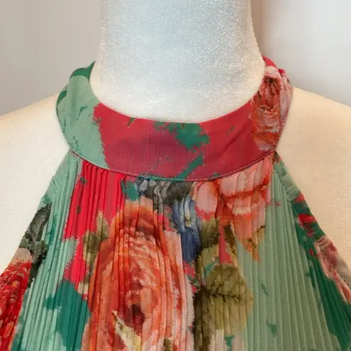 Rococo Sand Ivy Halter Mini Dress NWT Green