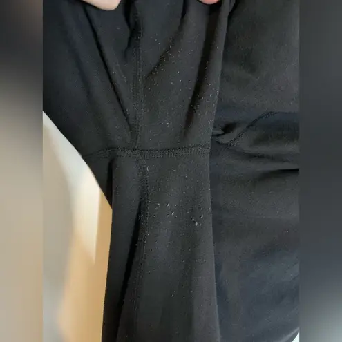 SO Women’s Sz XL Black Basic Essential Ankle Keyhole Cut-Out Fitted Leggings