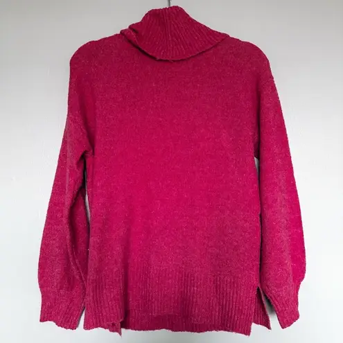 Leela and Lavender Pink Turtleneck Long Sleeve Sweater Size Small