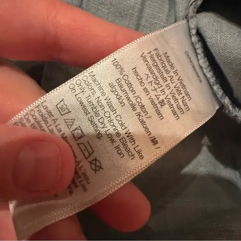 J. Crew Factory Chambray Button