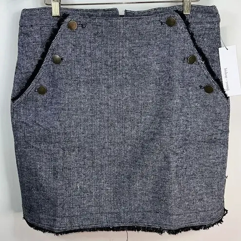 Bishop and Young Cavilli Skirt in Metallic Tweed (M)