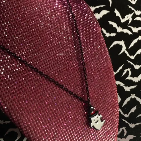 Boutique Creepy Ghost in Halloween Witch Costume Necklace Jewelry for Women Spooky emo
