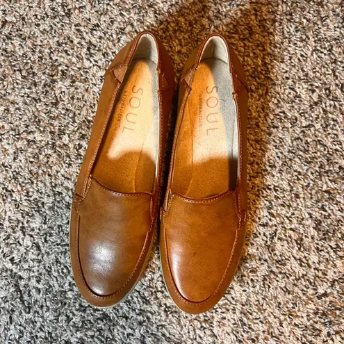 Soul Naturalizer Slip On Loafers Women's Brown Comfort Casual Shoes 8.5