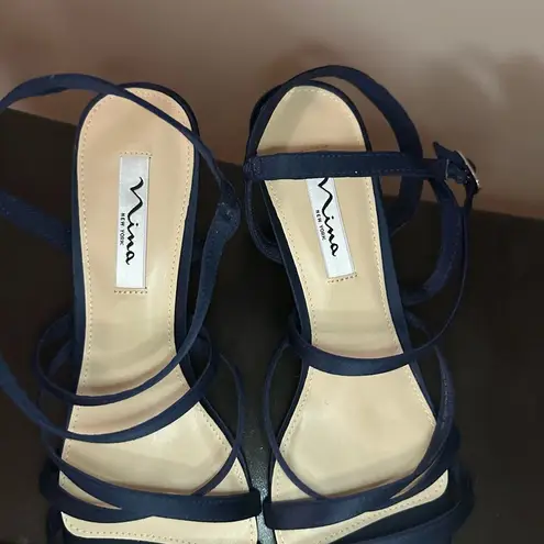 Nina  Women's Genaya Dress Sandal in Navy Size 10 NEW WITHOUT BOX