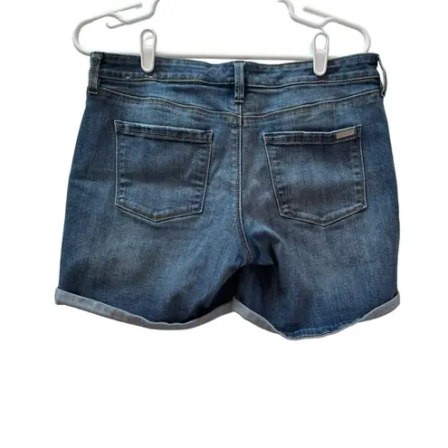 White House | Black Market The  The Girlfriend Distressed Denim Shorts Size 4