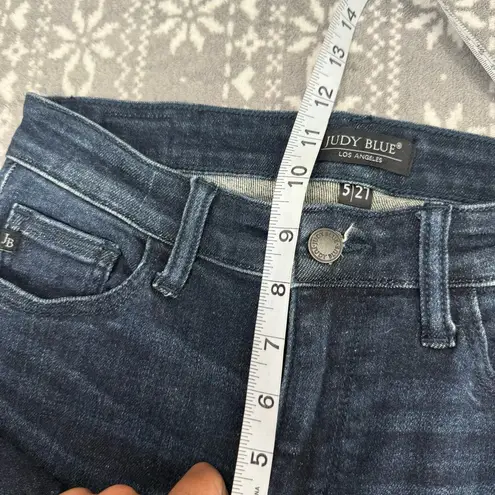 Judy Blue Aspen Skinny Fit High Rise Dark Wash Jeans JB82132DK Size 5/27