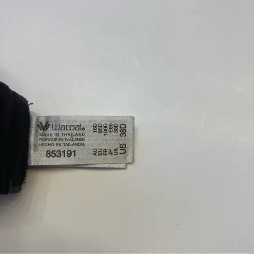 Wacoal 853191 Embrace Lace T-shirt Bra Lined Foam Cups UW Size 38D Black White