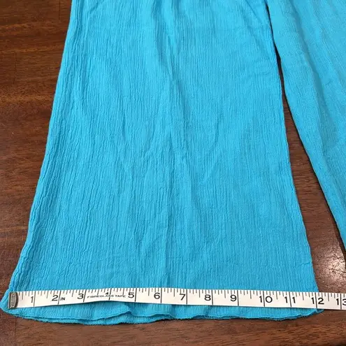 Fresh Produce Gauzy Cotton Capri Wide Leg Pants, Size Small NWT