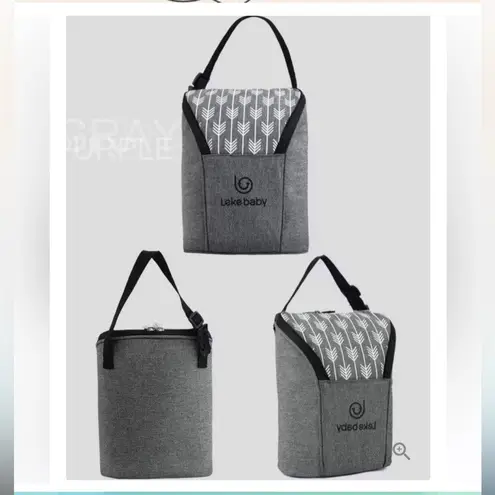 Lekebaby bottle/breastmilk cooler bag Gray Size OS