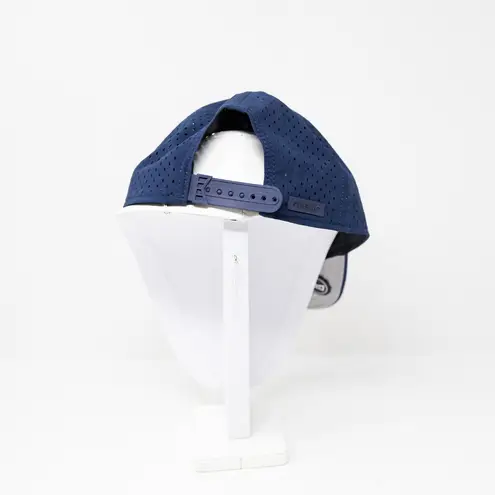 Melin A-Game Hydro Performance Snap Back Perforated Adjustable Baseball Hat Blue