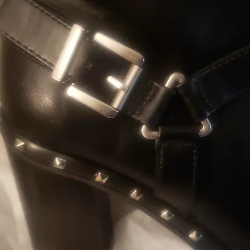 Charles by Charles David Black Studded Ankle Boots. New never worn. Name "Decker