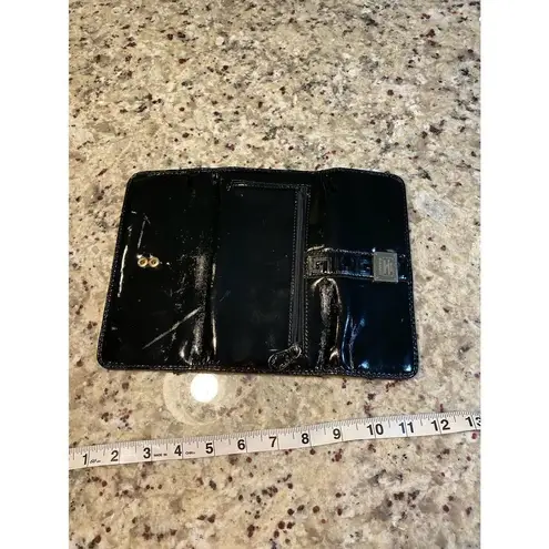 Liz Claiborne  Black Patent Wallet