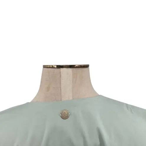 Coolibar Sunny Isles Wrap Dress Misty Aqua Blue Green Size XXL