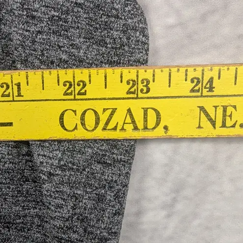 J. Jill Size XL Fit Marled Shirttail Dress Gray/Black Heather Gray