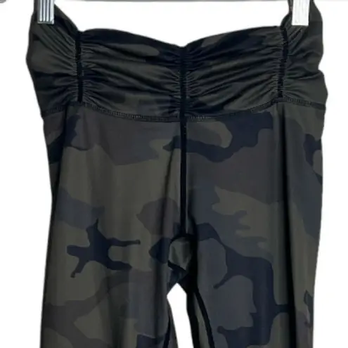 Carbon38 Pants Womens XS Wildcat Camo Legging Green Camouflage High Rise Gym