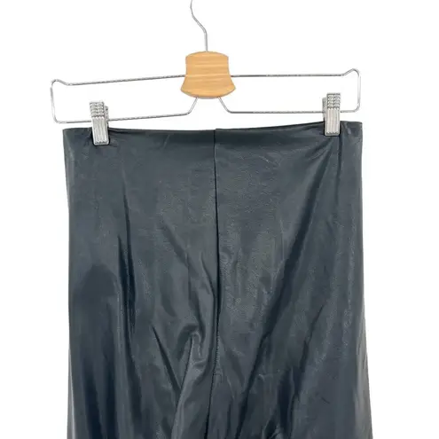 Commando Faux Leather Leggings Black Smoothing Control Size Large