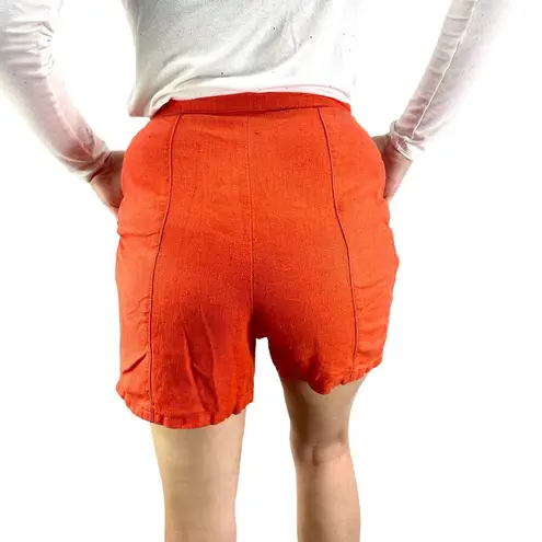 Cache DALI MELAME  Vintage 90’s Orange High Waist Shorts 3/4